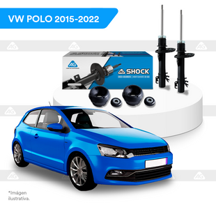 Amortiguadores y Bases AG Volkswagen Polo 2015-2022 Delanteros y Traseros