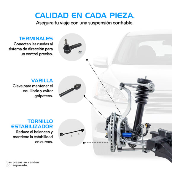Rotula AG Volkswagen Golf A7 2013-2021 Inferior Derecha