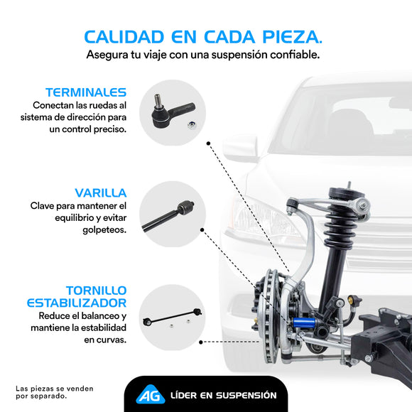 Tornillo Estabilizador AG Seat Ibiza 2003-2022 Delantero