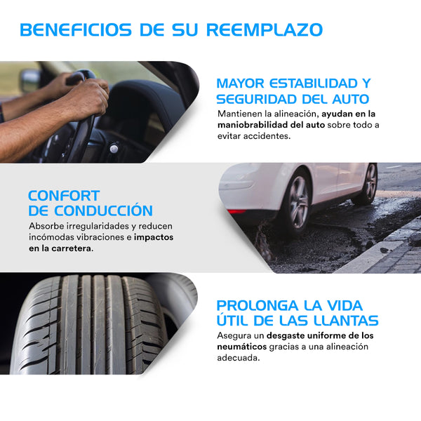 Horquilla Ag Kia Rio 2006-2011 Inferior Derecha