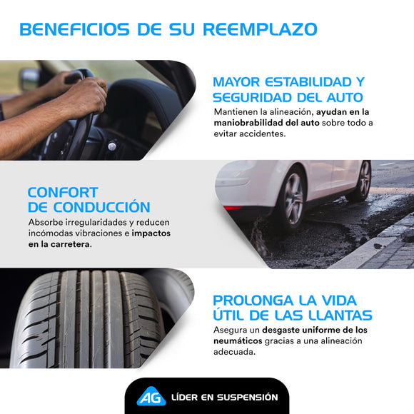 Tornillo Estabilizador AG Volkswagen CrossFox 2007-2017 Delantero