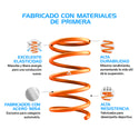 Resortes Deportivos Ag Xtreme Audi Audi A3 1996-2003 Tras