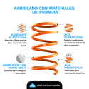 Resortes Deportivos Ag Xtreme Volkswagen Jetta A3 (Alemán, Aro Chico) 1992-1999 Kit 4 Piezas