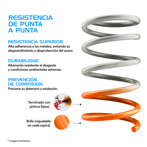 Resortes Deportivos AG Xtreme Chevrolet Corsa 2003-2009 Kit 4 Piezas