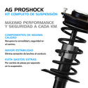 2 Pierna de suspension AG Proshock para Jetta A6 10-18 Delan