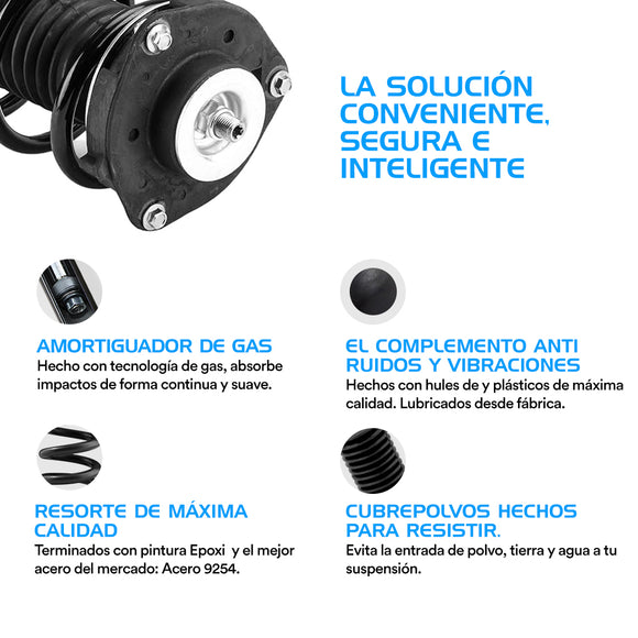 Pierna de suspensión AG Proshock Nissan Versa II 2020-2024 Delantera Izquierda