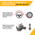 Kit Deportivo Resortes Ag Kit y Amortiguadores Ag Shox Seat Leon II 06-11 Kit 8 Piezas