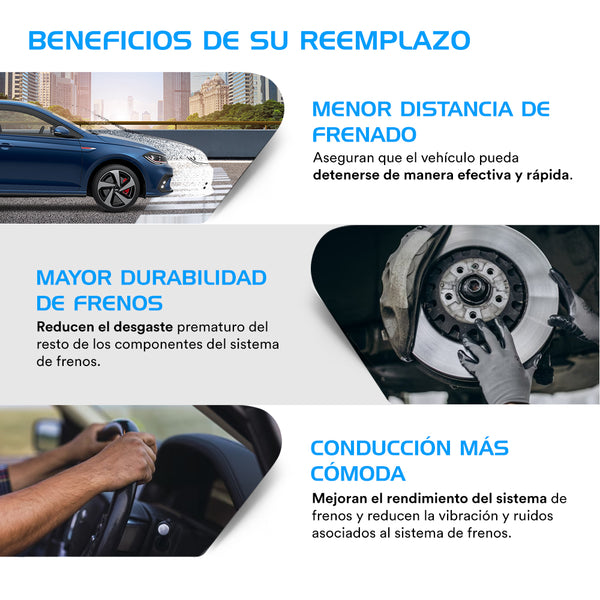 Balatas Ag Bpad Volvo Inc. Cross Country 2015-2017 Delanteros y Traseros