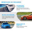 Amortiguadores Deportivos Ag Shox Audi TT (Carter 55 mm) (Trasero Eje Suspensión Independiente Buje 10 mm) 2015-2022 4 piezas