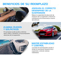 Bases De Amortiguador Original Ag Strut Ford Fiesta 2011-2019 Par Delanteros